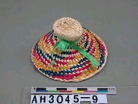 藏品(草編童玩帽)的圖片